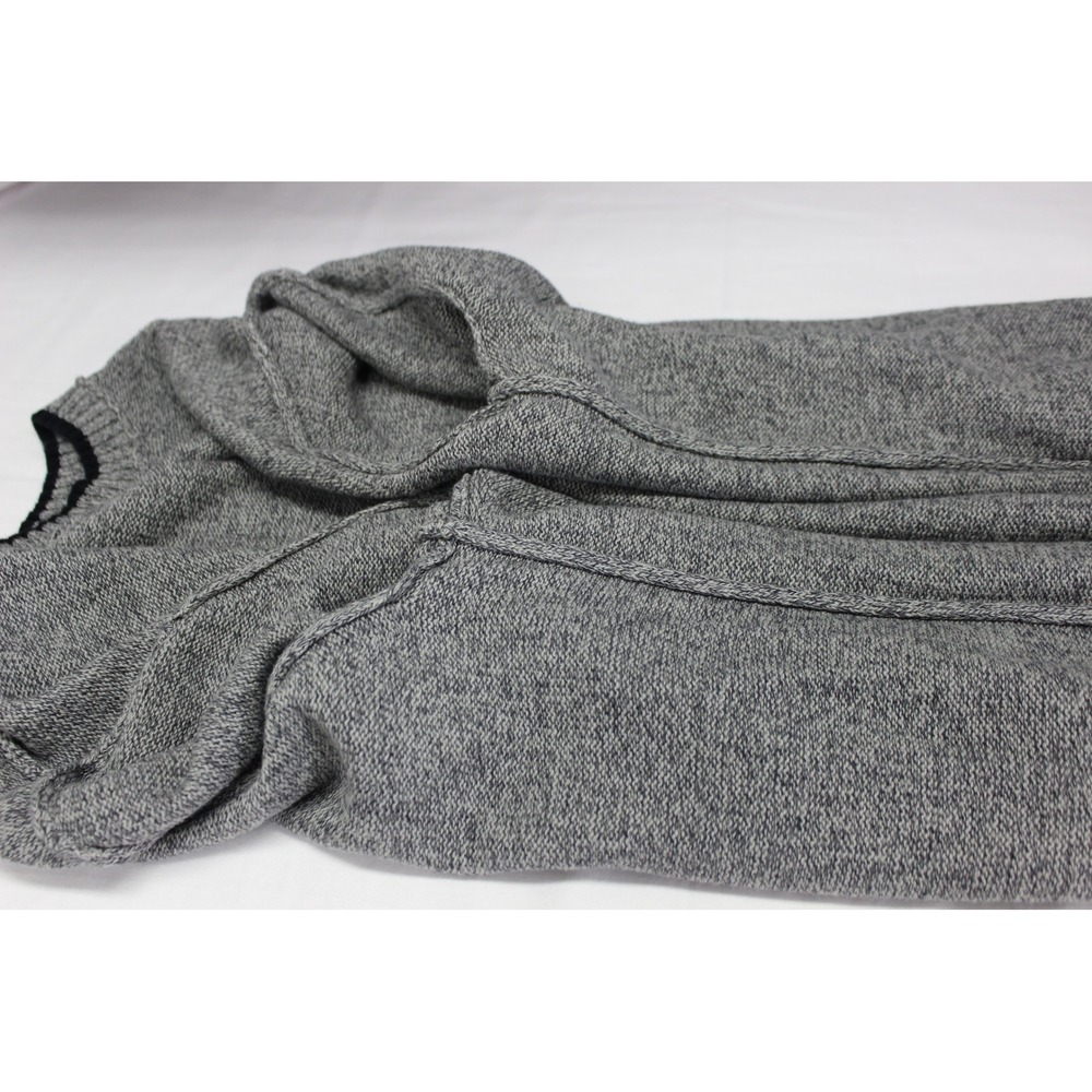 Eddie Bauer Crew Neck Sweater Men's XL Heather Gray Tight Knit Casual - Picture 7 of 11
